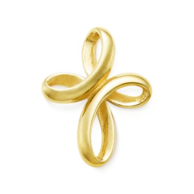Eternal Ribbon Cross Pendant