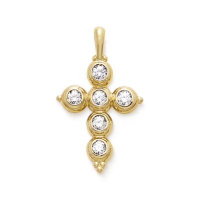 Antiquity Gemstone Cross Pendant