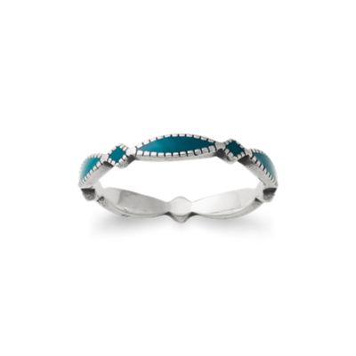 Enamel Cordoba Stacker Ring